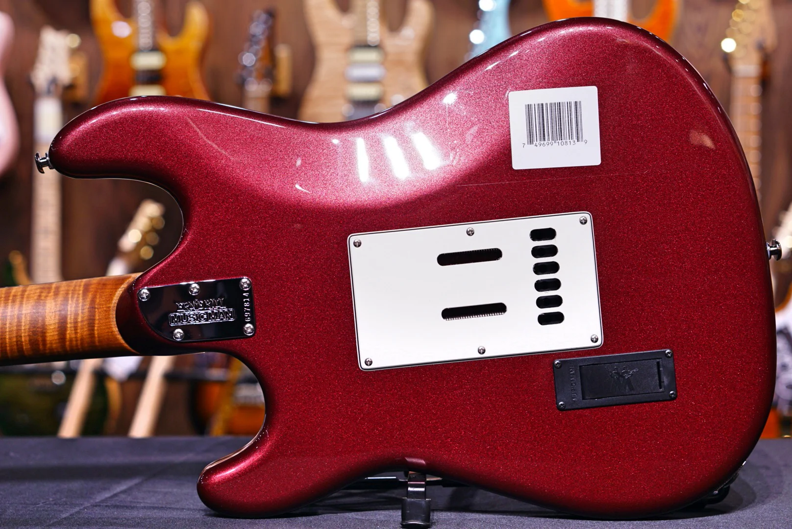 Ernie Ball Music Man Cutlass RS SSS - Maroon Mist Rosewood Fingerboard  G97814 - Image 8