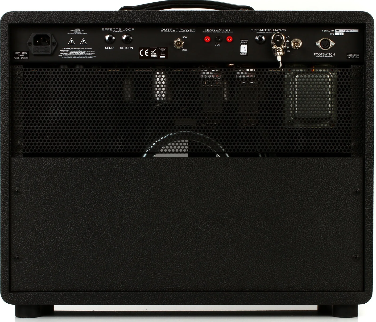 PRS Archon 50/25W 1x12" Guitar Combo Amp - Stealth Black (USA MADE) - Image 3
